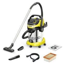 Σκούπα Υγρών / Στερεών Karcher WD 6 P S V 1300W με Ανοξείδωτο Κάδο 30lt