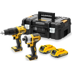 Σετ Δραπανοκατσάβιδο & Παλμικό Κατσαβίδι Dewalt DCK2060D2T(DCD778+ DCF787) με 2 Μπαταρίες 2AH 