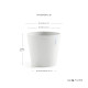 Γλάστρα Ecopots Amsterdam 30*26.3 Λευκή Γλάστρα Ecopots Amsterdam 30*26.3 Λευκή