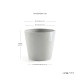 Γλάστρα Ecopots Amsterdam 40*34.5 Ανοιχτό Γκρί Γλάστρα Ecopots Amsterdam 40*34.5 Ανοιχτό Γκρί