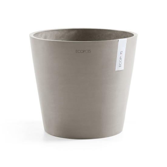 Γλάστρα Ecopots Amsterdam 25*22 Taupe Γλάστρα Ecopots Amsterdam 25*22 Taupe