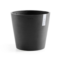 Γλάστρα Ecopots Amsterdam 25*22 Μαύρη