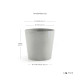 Γλάστρα Ecopots Amsterdam 50.5*43.5 Ανοιχτό Γκρί Γλάστρα Ecopots Amsterdam 50.5*43.5 Ανοιχτό Γκρί