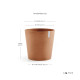 Γλάστρα Ecopots Amsterdam 50.5*43.5 Terracota Γλάστρα Ecopots Amsterdam 50.5*43.5 Terracota