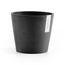 Γλάστρα Ecopots Amsterdam 20*17.1 Μαύρη