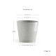 Γλάστρα Ecopots Amsterdam 20*17.1 Ανοιχτό Γκρί Γλάστρα Ecopots Amsterdam 20*17.1 Ανοιχτό Γκρί
