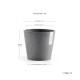 Γλάστρα Ecopots Amsterdam 20*17.1 Γκρί Γλάστρα Ecopots Amsterdam 20*17.1 Γκρί