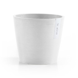 Γλάστρα Ecopots Amsterdam 20*17.1 Λευκή