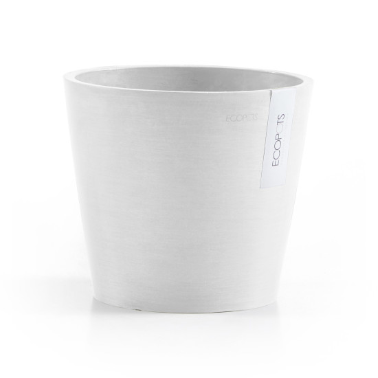 Γλάστρα Ecopots Amsterdam 20*17.1 Λευκή Γλάστρα Ecopots Amsterdam 20*17.1 Λευκή