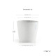 Γλάστρα Ecopots Amsterdam 20*17.1 Λευκή Γλάστρα Ecopots Amsterdam 20*17.1 Λευκή