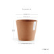 Γλάστρα Ecopots Amsterdam 20*17.1 Terracota Γλάστρα Ecopots Amsterdam 20*17.1 Terracota