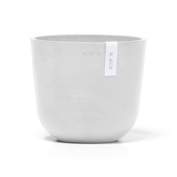 Γλάστρα Ecopots Oslo Mini 19*16.5 Λευκή