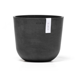 Γλάστρα Ecopots Oslo Mini 19*16.5 Μαύρη