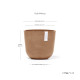 Γλάστρα Ecopots Oslo Mini 19*16.5 Terracota Γλάστρα Ecopots Oslo Mini 19*16.5 Terracota
