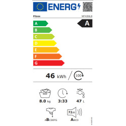Πλυντήριο Ρούχων Pitsos WF4J06L8 8 Kg 