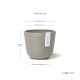 Γλάστρα Ecopots Oslo Mini 11.5*9.5 Taupe Γλάστρα Ecopots Oslo Mini 11.5*9.5 Taupe