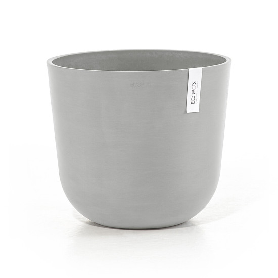 Γλάστρα Ecopots Oslo 35*30,5 Λευκό Γκρί Γλάστρα Ecopots Oslo 35*30,5 Λευκό Γκρί