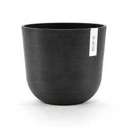 Γλάστρα Ecopots Oslo 25*21.8 Μαύρη