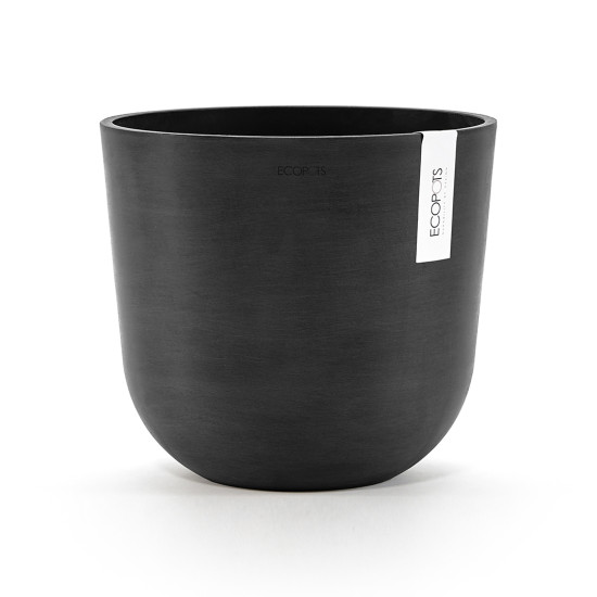 Γλάστρα Ecopots Oslo 25*21.8 Μαύρη Γλάστρα Ecopots Oslo 25*21.8 Μαύρη