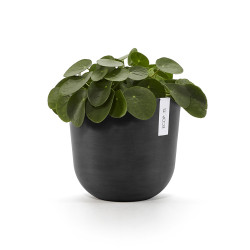 Γλάστρα Ecopots Oslo 25*21.8 Μαύρη
