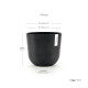 Γλάστρα Ecopots Oslo 25*21.8 Μαύρη Γλάστρα Ecopots Oslo 25*21.8 Μαύρη
