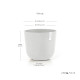 Γλάστρα Ecopots Oslo 35*30.5 Λευκή Γλάστρα Ecopots Oslo 35*30.5 Λευκή