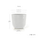 Γλάστρα Ecopots Oslo 45 *39.4 Λευκή Γλάστρα Ecopots Oslo 45 *39.4 Λευκή