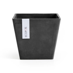 Γλάστρα Ecopots Rotterdam 20.3*20.3*17.8 Μαύρη 