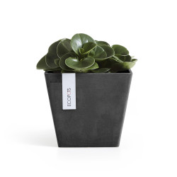 Γλάστρα Ecopots Rotterdam 20.3*20.3*17.8 Μαύρη 