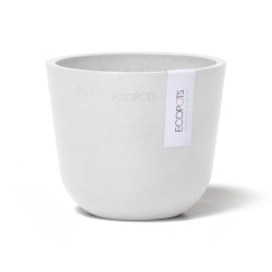 Γλάστρα Ecopots Oslo Mini 11.5**9.5 Λευκή 