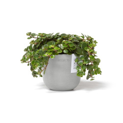 Γλάστρα Ecopots Oslo Mini 11.5*9.5 Λευκό Γκρί 