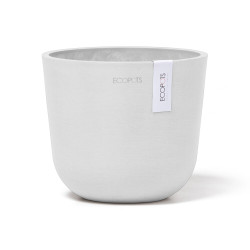 Γλάστρα Ecopots Oslo Mini 16*13.7 Λευκό 