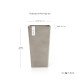 Γλάστρα Ecopots Rotterdam Mid High 56.5*32.7*32.7 Taupe Γλάστρα Ecopots Rotterdam Mid High 56.5*32.7*32.7 Taupe