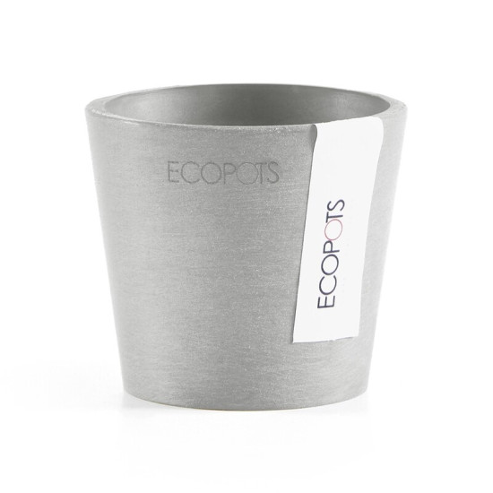 Γλάστρα Ecopots Amsterdam Μini 8*7 Λευκό Γκρί Γλάστρα Ecopots Amsterdam Μini 8*7 Λευκό Γκρί