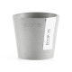 Γλάστρα Ecopots Amsterdam Μini 8*7 Λευκό Γκρί Γλάστρα Ecopots Amsterdam Μini 8*7 Λευκό Γκρί