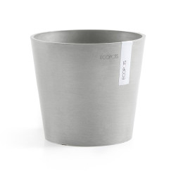 Γλάστρα Ecopots Amsterdam Μini 17*15 Λευκό Γκρί 