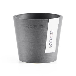 Γλάστρα  Ecopots Amsterdam Μini 8*7 Γκρί 