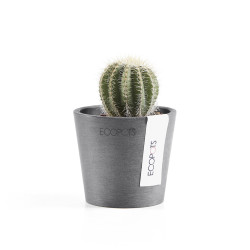 Γλάστρα  Ecopots Amsterdam Μini 8*7 Γκρί 
