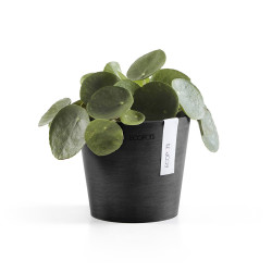 Γλάστρα  Ecopots Amsterdam Μini 13*11.4 Μαύρη 