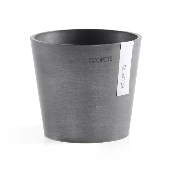 Γλάστρα  Ecopots Amsterdam Μini 13*11.4 Γκρί 