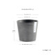 Γλάστρα  Ecopots Amsterdam Μini 13*11.4 Γκρί 