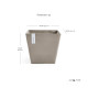 Γλάστρα Ecopots Rotterdam 29.5*29.5*26.4 Taupe Γλάστρα Ecopots Rotterdam 29.5*29.5*26.4 Taupe