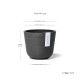 Γλάστρα Ecopots Oslo Mini 11.5*9.5 Μαύρο Γλάστρα Ecopots Oslo Mini 11.5*9.5 Μαύρο