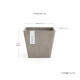 Γλάστρα Ecopots Rotterdam 20.3*20.3*17.8 Taupe Γλάστρα Ecopots Rotterdam 20.3*20.3*17.8 Taupe