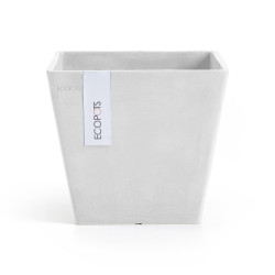 Γλάστρα Ecopots Rotterdam 20.3*20.3*17.8 Λευκή 