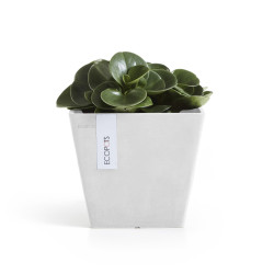 Γλάστρα Ecopots Rotterdam 20.3*20.3*17.8 Λευκή 