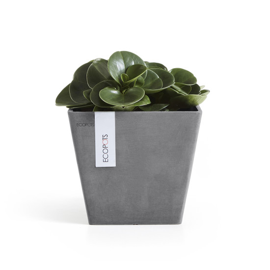 Γλάστρα Ecopots Rotterdam 20.3*20.3*17.8 Γκρί Γλάστρα Ecopots Rotterdam 20.3*20.3*17.8 Γκρί