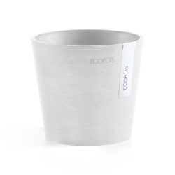 Γλάστρα Ecopots Amsterdam Μini 13*11.4 Λευκό