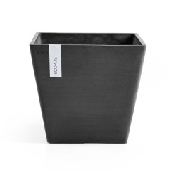 ΓλάστραEcopots Rotterdam 29.5*29.5*26.5 Μαύρη 