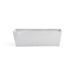 Γλάστρα Ecopots Balcony Bruges 55.5*17 Λευκή 
